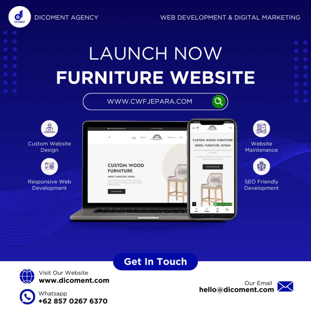 Jasa Pembuatan Website Furniture Jepara
