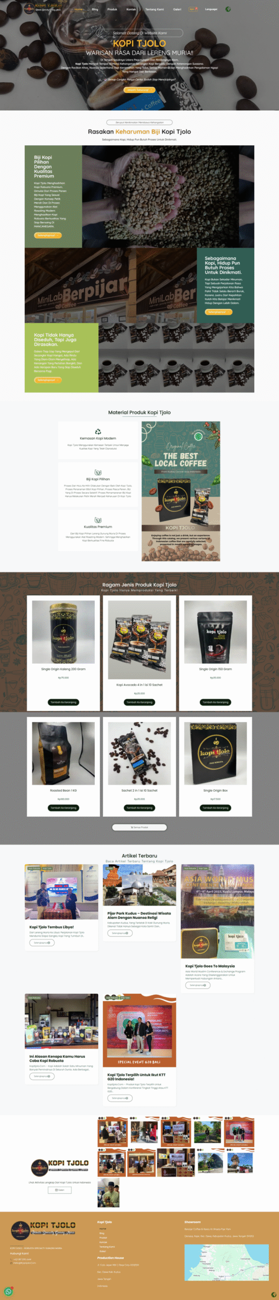 Portofolio Jasa Website Branding Produk Dicoment Agency