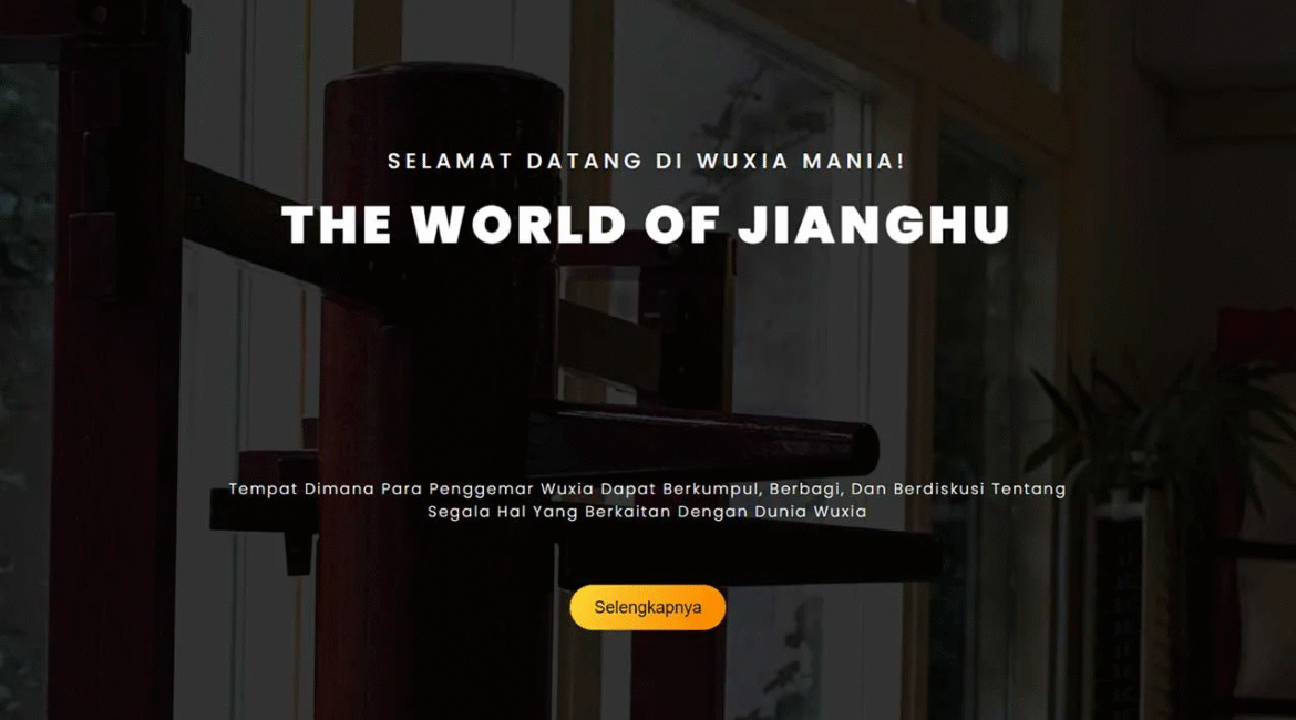 website landing page