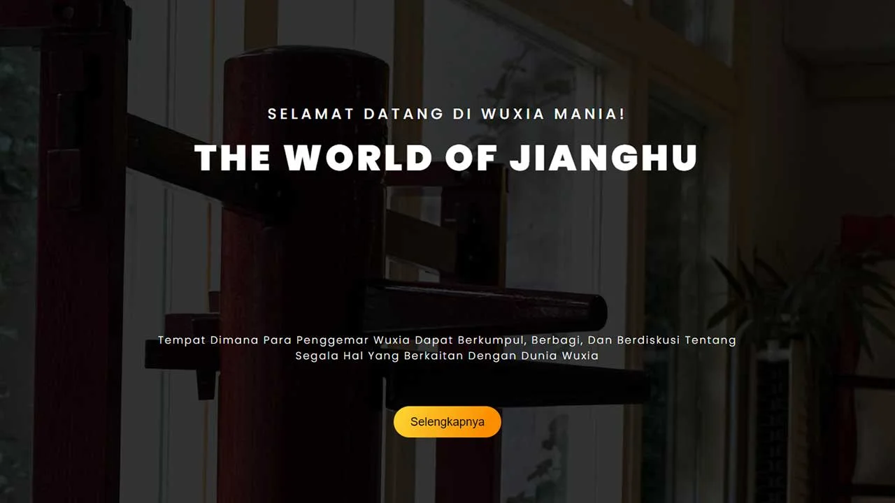 website landing page