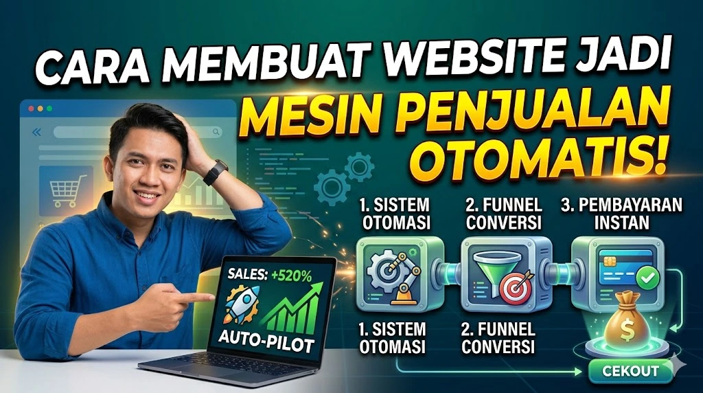 Cara Membuat Website Jadi Mesin Penjualan Otomatis!